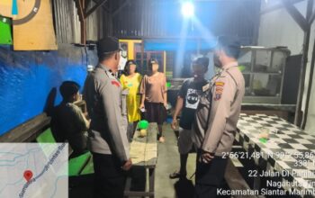 Heboh Pria Bawa Sajam di Warung Warga, Polsek Siantar Marihat Gerak Cepat ke Lokasi