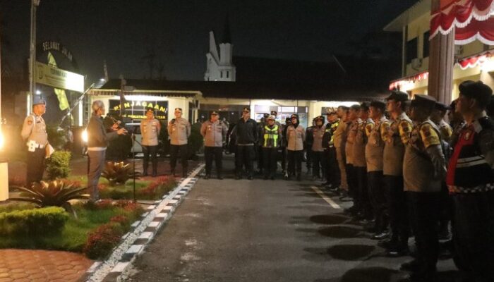 Kapolres Pematangsiantar Pimpin KRYD, Geng Motor, Knalpot Brong dan 3C Diburu