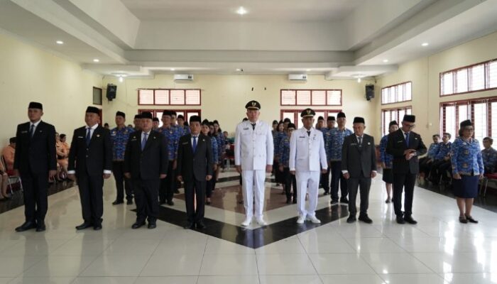 39 Pejabat Dilantik Bupati Toba Effendi, Ini 6 Pimpinan Tinggi Pratama yang Baru