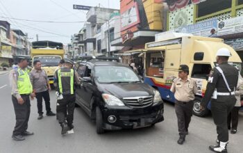 Razia Gabungan PKB 2026 di Pematangsiantar, 20 Kendaraan Terjaring Belum Bayar Pajak