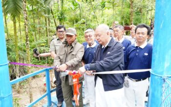Jembatan Cinta Kasih Aek Poring Diresmikan, Bupati Taput Siapkan Rp50 Miliar Benahi Infrastruktur