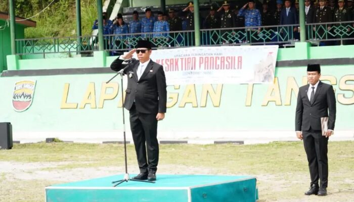 Hari Kesaktian Pancasila, Bupati Taput Ajak Masyarakat Perkuat Persatuan dan Gotong Royong