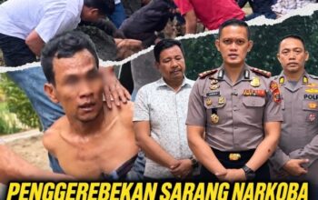 Penggerebekan Sarang Narkoba di Paluta Diwarnai Perlawanan, Seorang Polisi Terluka