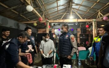 Kapolres Toba Pimpin Razia Narkoba di Cafe Santai Balige, 20 Pengunjung Positif