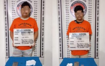 Polisi Tangkap 2 Pria di Jalan Sangnawaluh Siantar, Sabu 1,63 Gram Disita